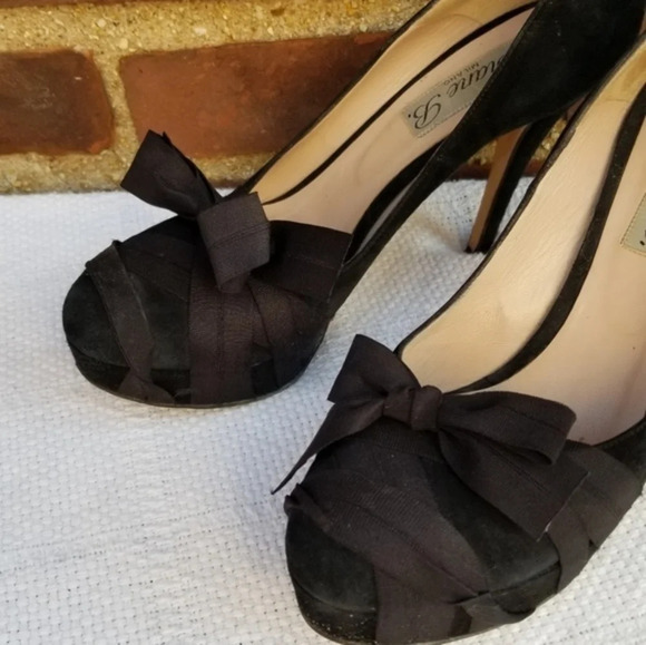 Diane B. ‎ Black stiletto heels  39.5/9 - Picture 8 of 8